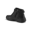 TSF Genuine Leather Zip Police Boots For Men (9405-BLK)